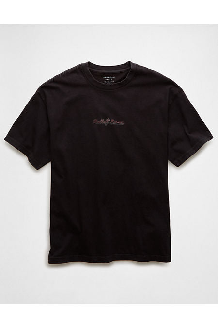 AE Boxy Rolling Stones Graphic T-Shirt Men's Black M