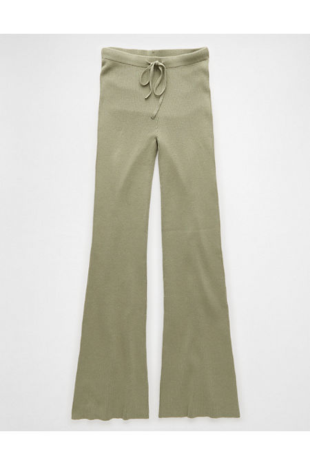AE Mid-Rise Bootcut Sweater Lounge Pant Women's Faded Olive M