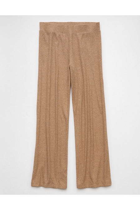 AE High-Waisted Knit Lounge Pant Women's Light Brown XS