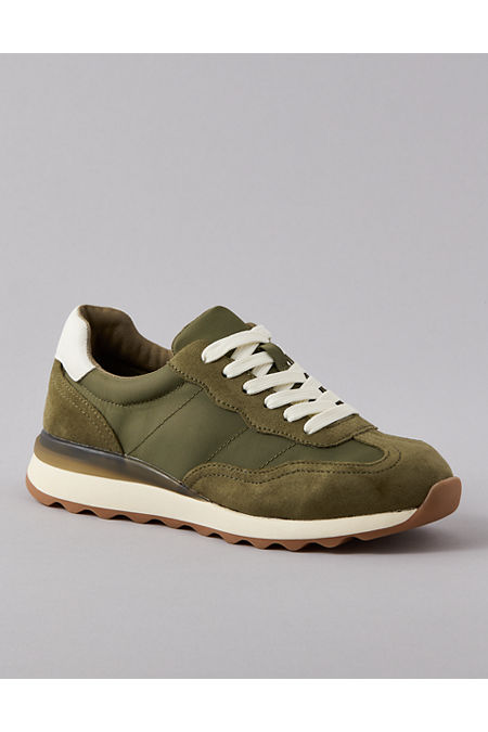 AE Retro Runner Sneaker Women's Olive 6 1/2