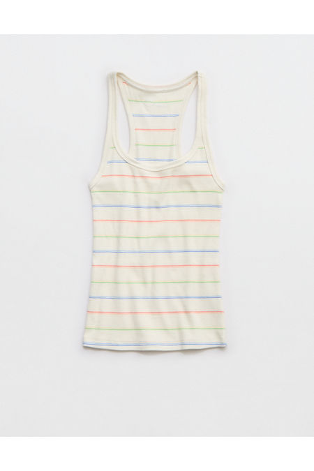 Aerie Easy Does It Pride Tank Top Women's Soft Muslin XS