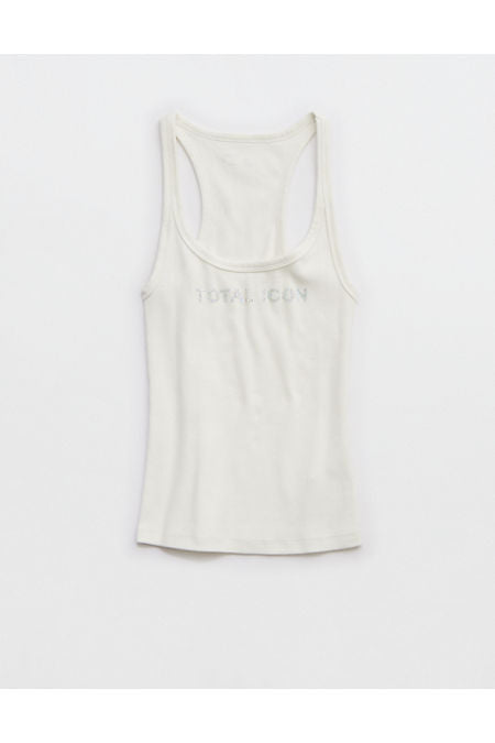 Aerie Easy Does It Pride Tank Top Women's Soft Muslin M