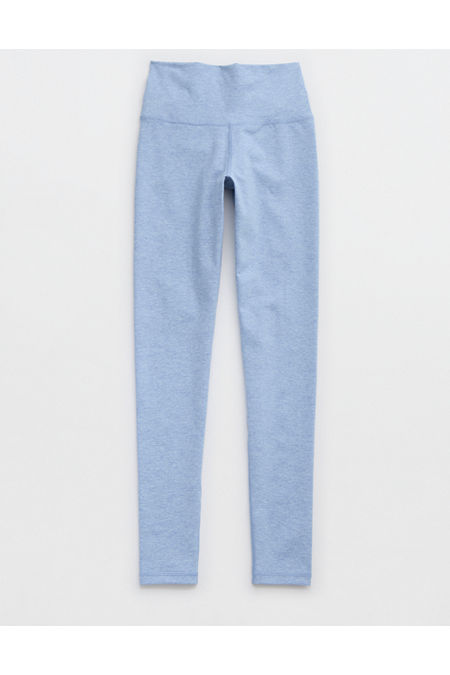 OFFLINE By Aerie The Hugger High Waisted Cross Back Legging Women's Monaco Blue L