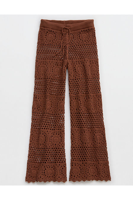Aerie Crochet Party Pant Women's Horizon XS Long