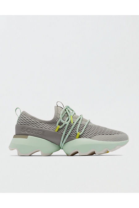 SOREL Kinetic Impact Lace Sneaker Women's Mist Green 10