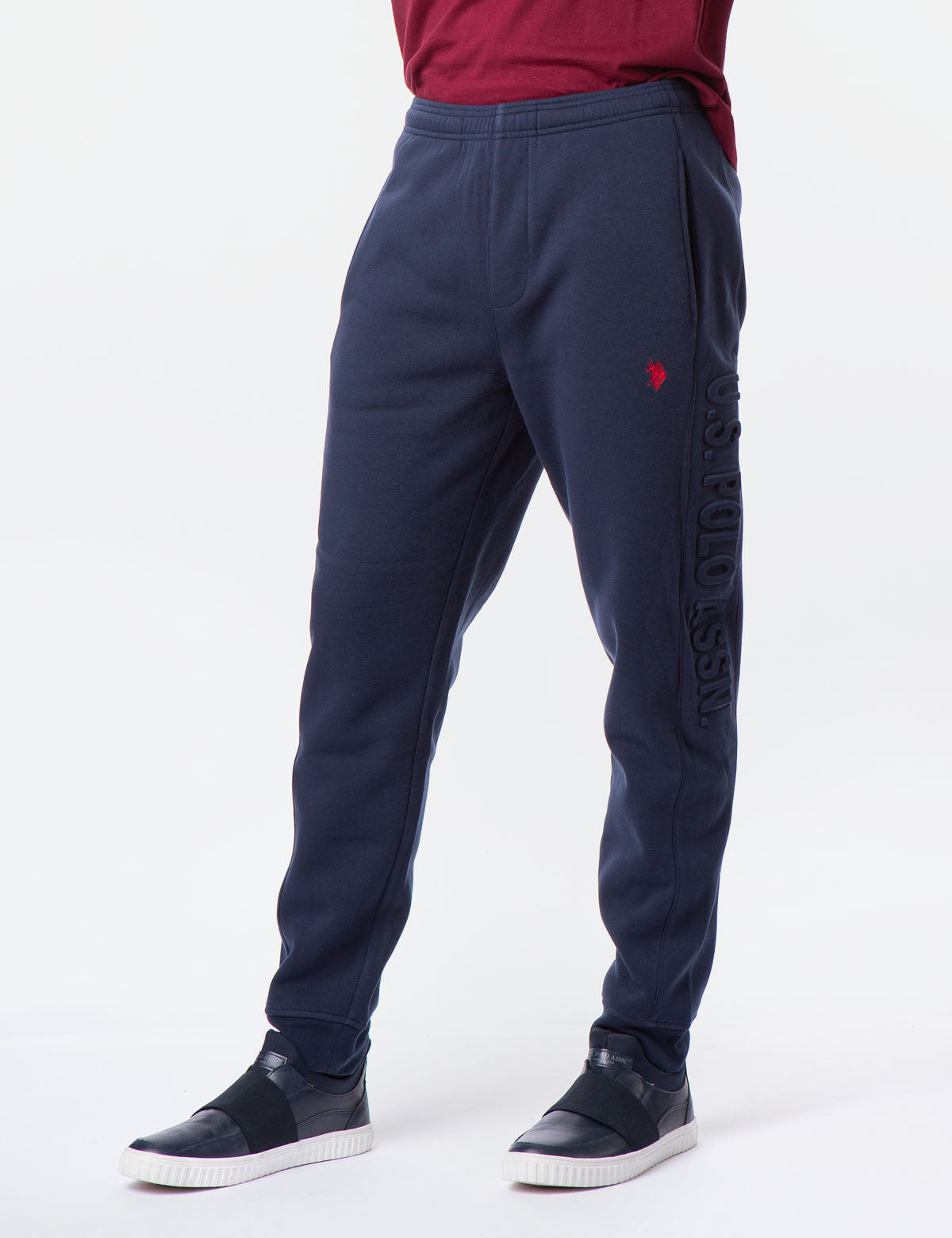 U.S. Polo Assn. - Mens Embossed Logo Jogger - Size L