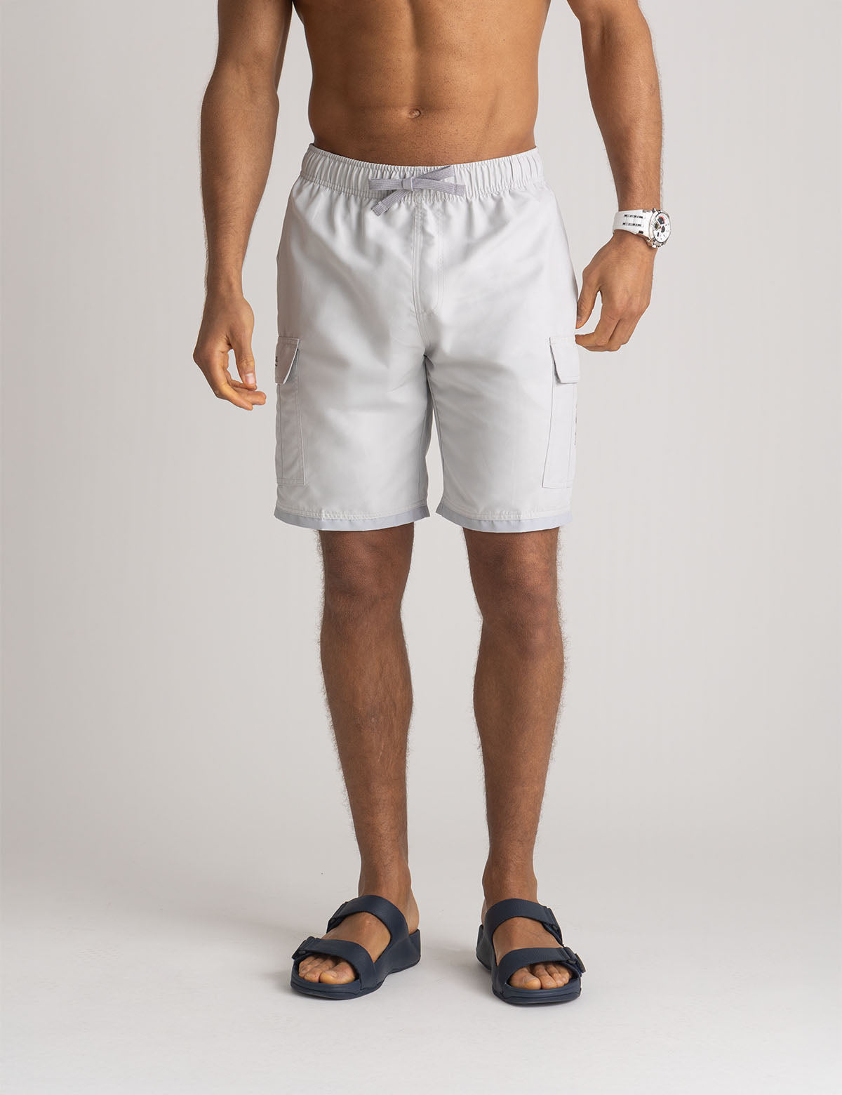 U.S. Polo Assn. - Mens 10" Tonal Cargo Swim Shorts - Size XXL