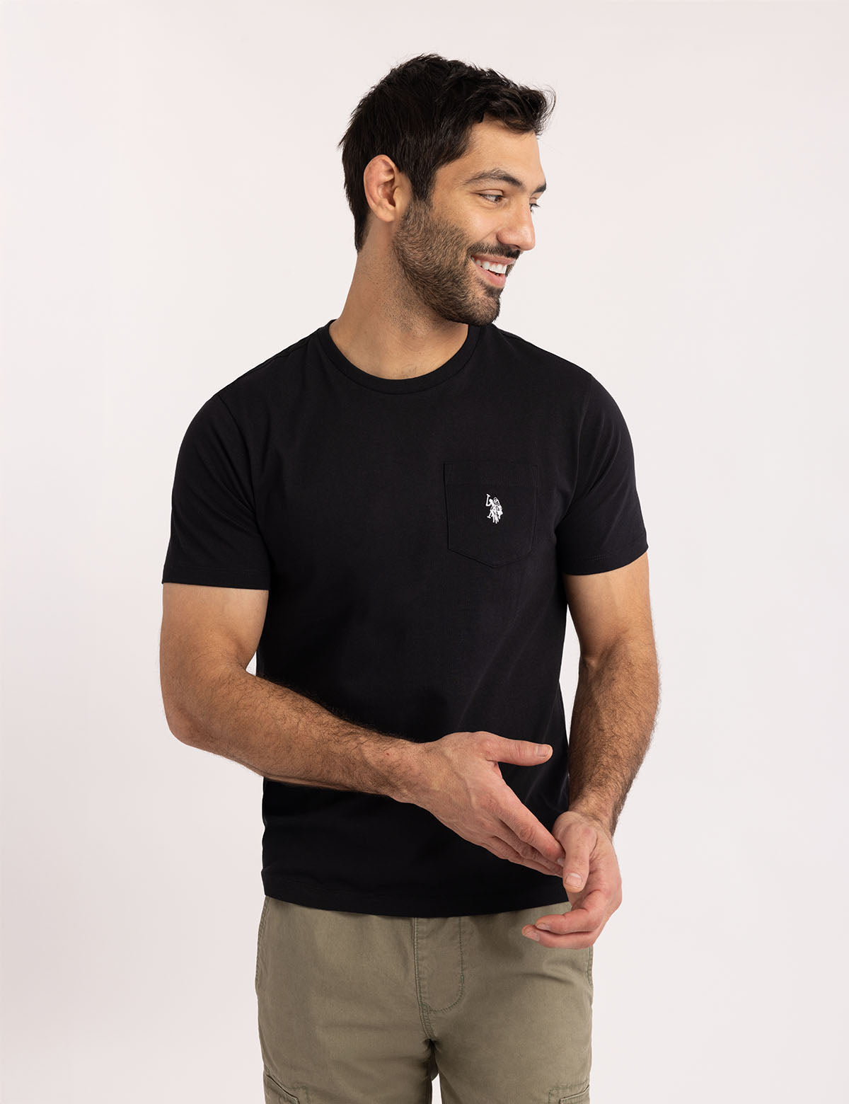 U.S. Polo Assn. - Mens Small Logo Pocket T-Shirt - Size S