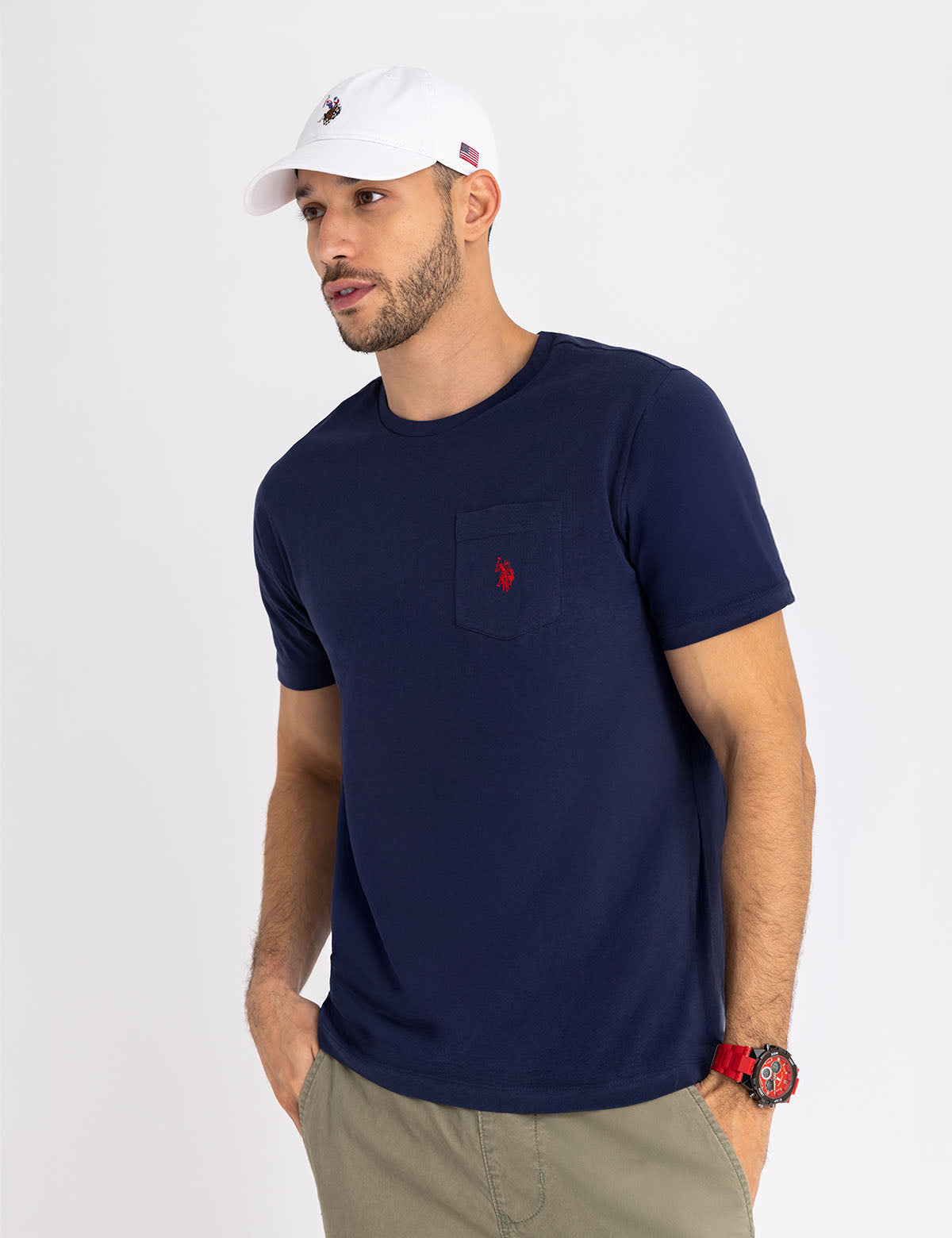 U.S. Polo Assn. - Mens Small Logo Pocket T-Shirt - Size XX