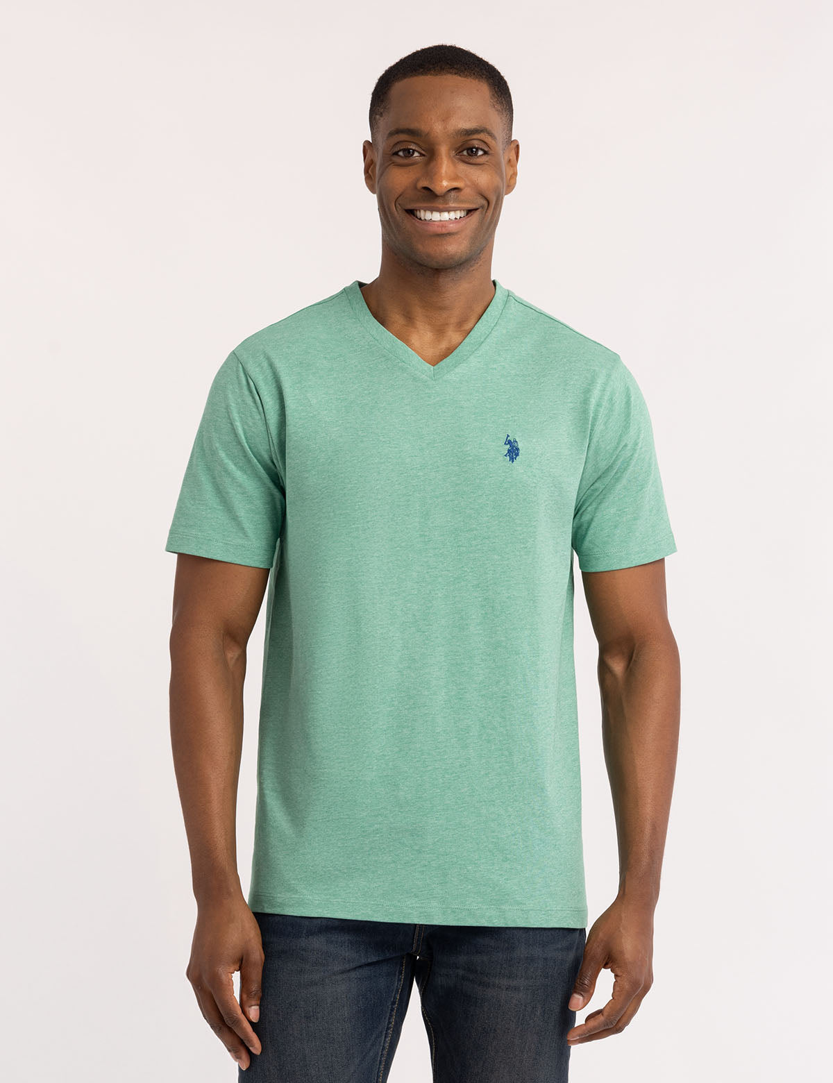U.S. Polo Assn. - Mens Solid V-Neck T-Shirt - Size XX