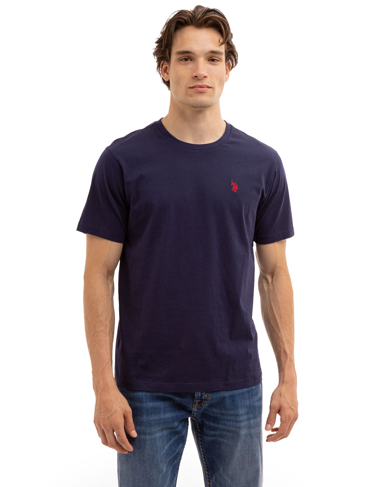 U.S. Polo Assn. - Mens Solid Crew Neck T-Shirt - Size L