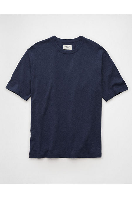 AE Slub Sweater T-Shirt Men's Navy S