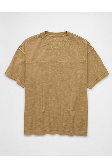 AE Boxy Football T-Shirt Men's Khaki M