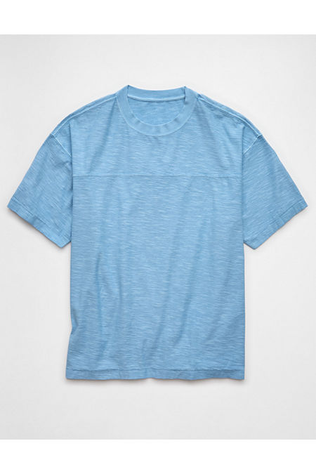 AE Boxy Football T-Shirt Men's Blue XXL