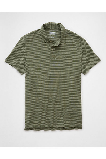 AE 24/7 Club Logo Polo Shirt Men's Green S