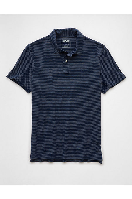 AE 24/7 Club Logo Polo Shirt Men's Navy S