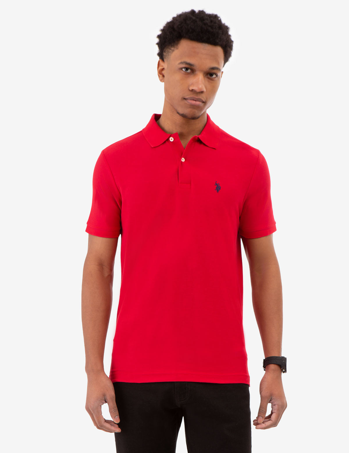 U.S. Polo Assn. - Mens Ultimate Pique Solid Polo Shirt - Size XL