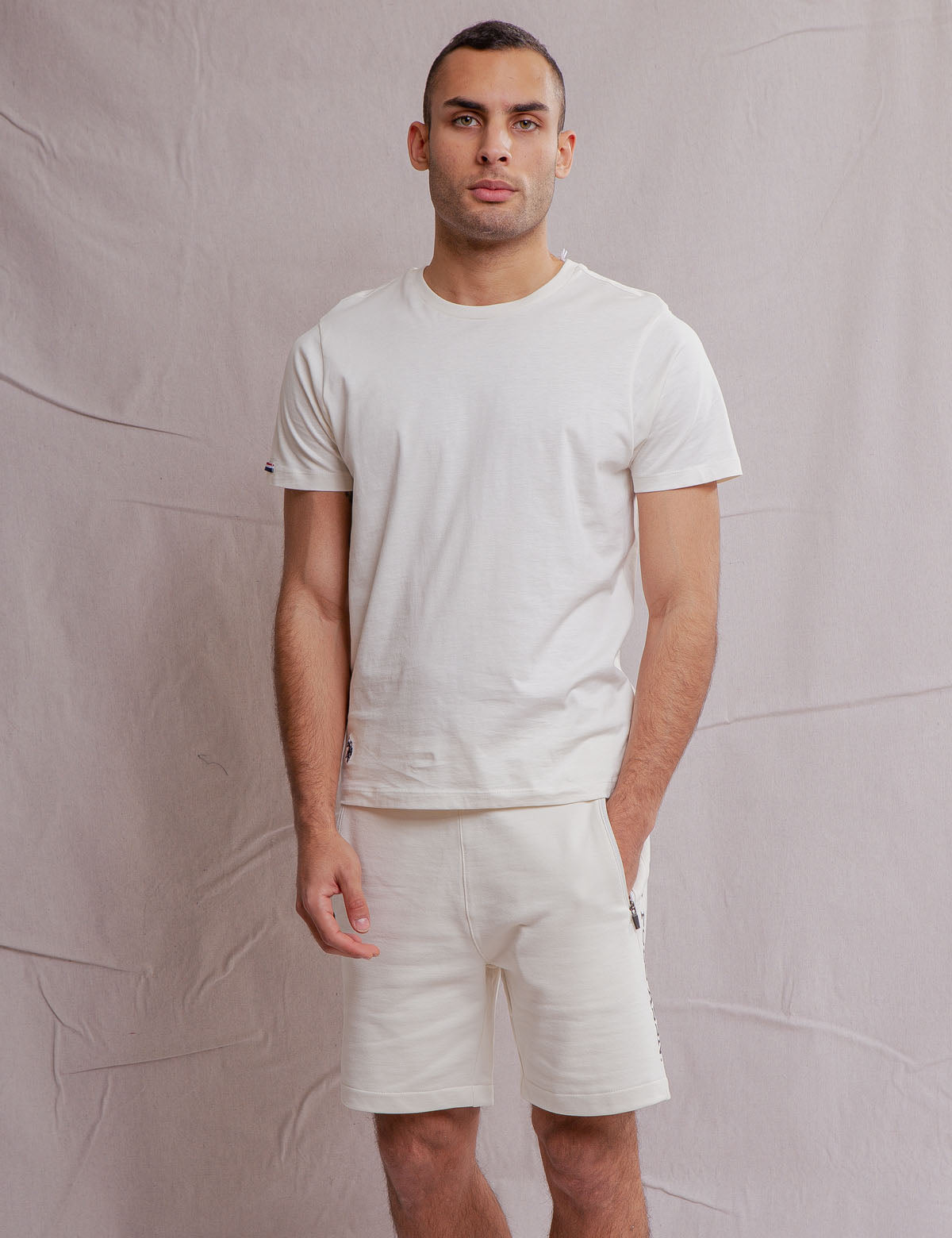 U.S. Polo Assn. - Mens White Label Supima Cotton Crew Neck T-Shirt - Size XL