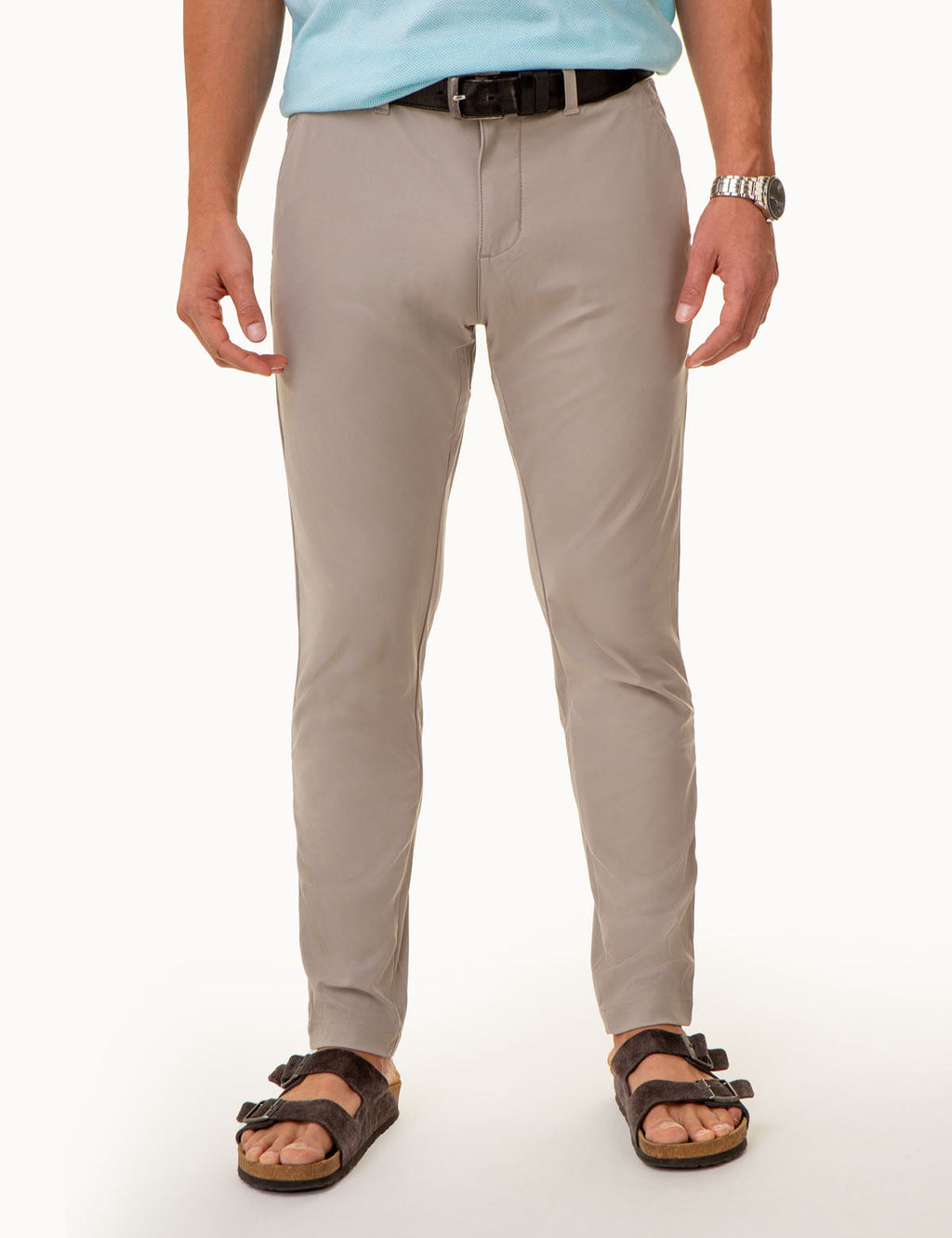 U.S. Polo Assn. - Mens Stretch Knit Tech Pants With Zipper Pockets - Size