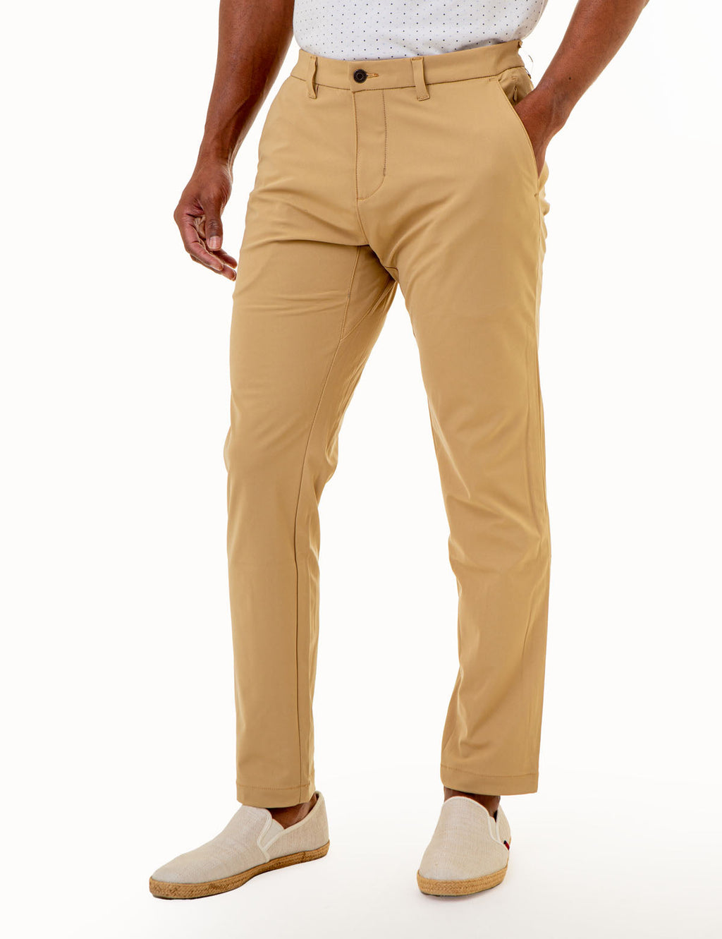 U.S. Polo Assn. - Mens Stretch Knit Tech Pants With Zipper Pockets - Size