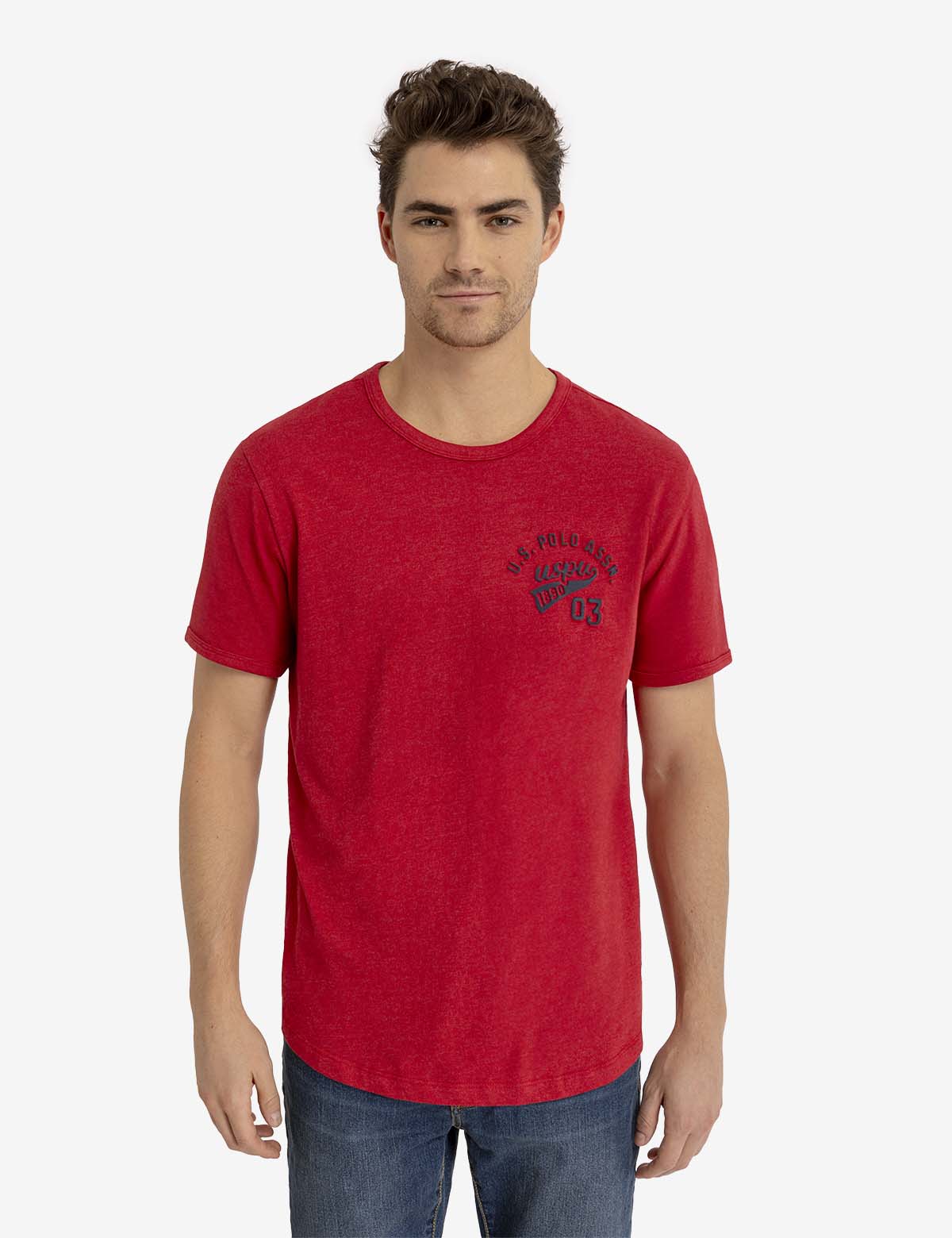 U.S. Polo Assn. - Mens U.S. Polo Assn. Graphic Crew Neck  T-Shirt - Size S