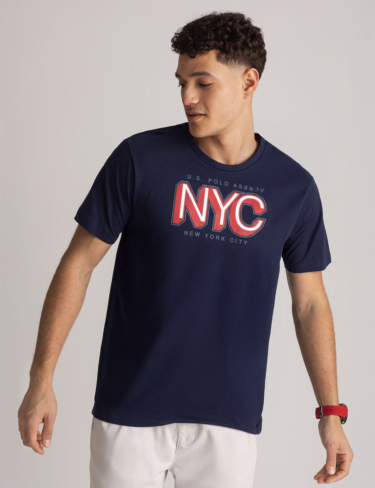 U.S. Polo Assn. - Mens U.S. Polo Assn. Nyc Graphic T-Shirt - Size XL