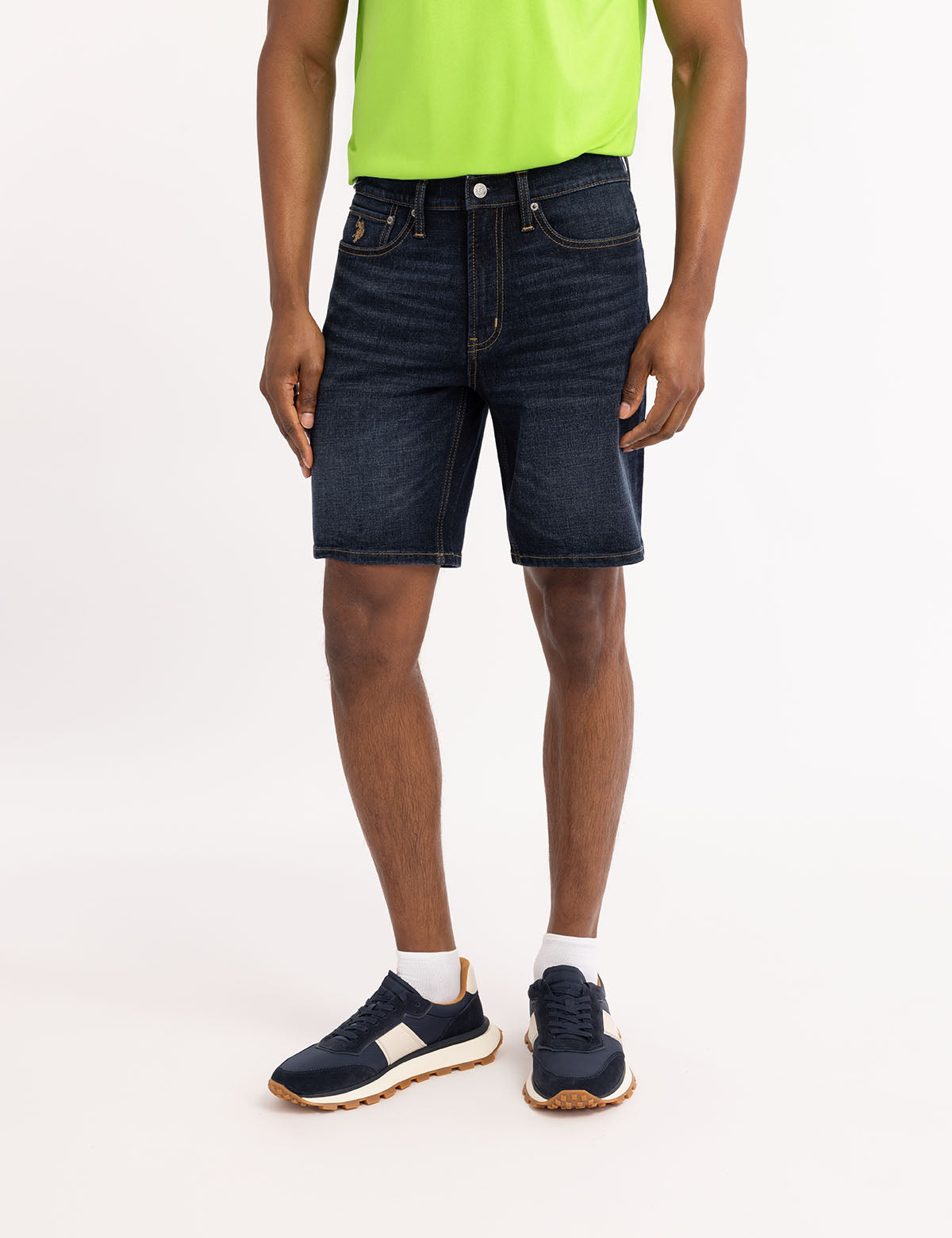 U.S. Polo Assn. - Mens Slim Straight 5 Pocket Denim Shorts - Size 40