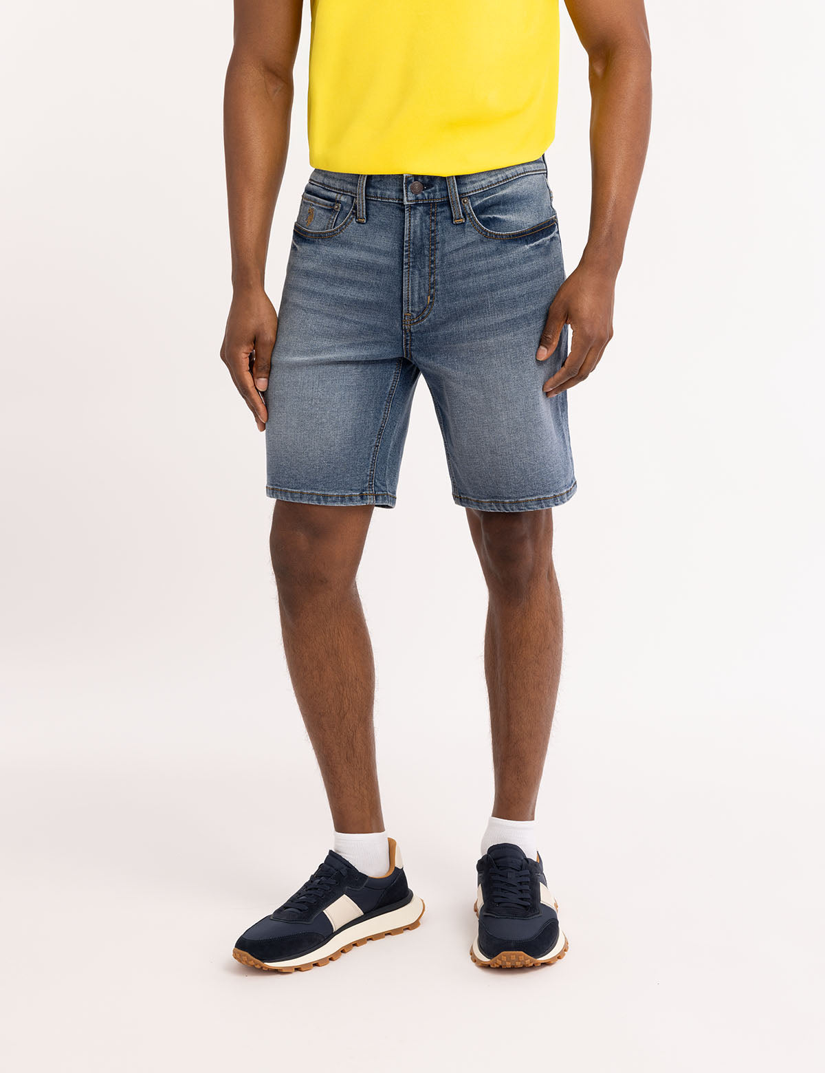 U.S. Polo Assn. - Mens Slim Straight 5 Pocket Denim Shorts - Size 38