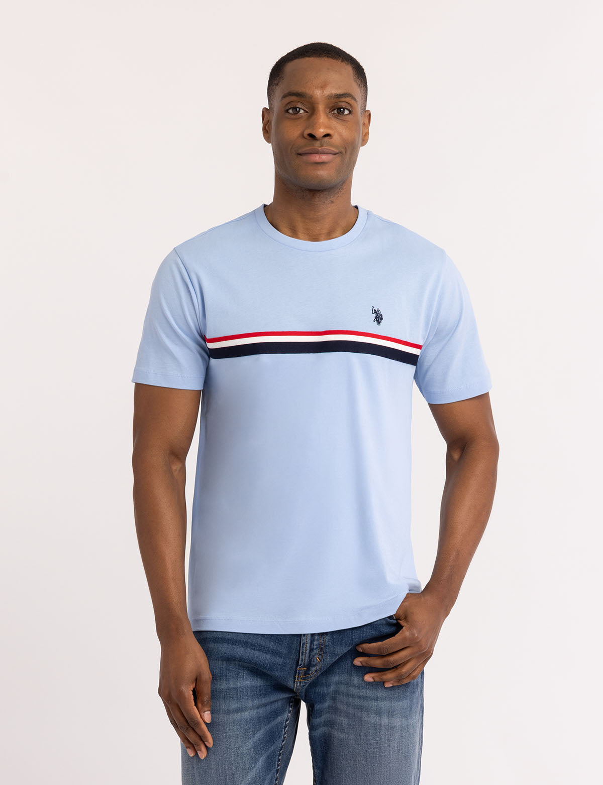U.S. Polo Assn. - Mens Signature Tricot Pieced Jersey T-Shirt - Size XX