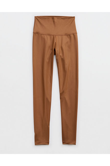 OFFLINE By Aerie Goals Gloss High Waisted Legging Women's Horizon XXS