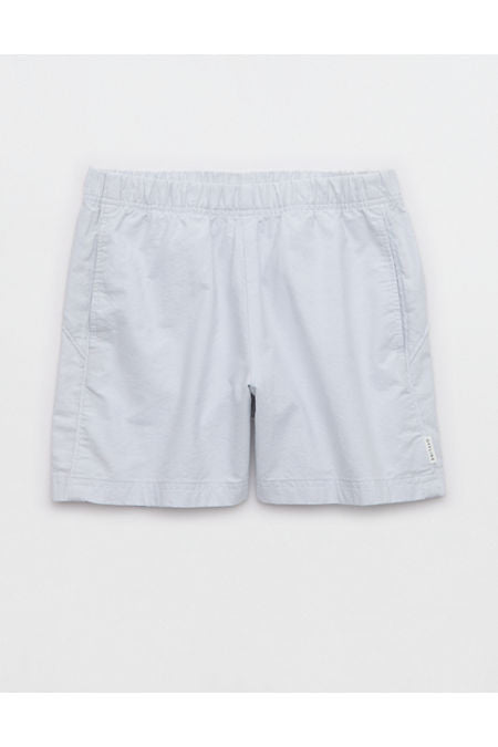 OFFLINE By Aerie Day Off Oxford Short Women's Eyelet Blue L