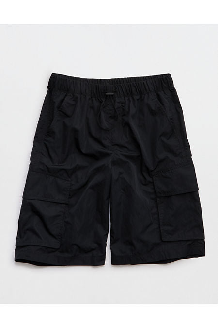 OFFLINE By Aerie Chill Moves Long Cargo Short Women's True Black M