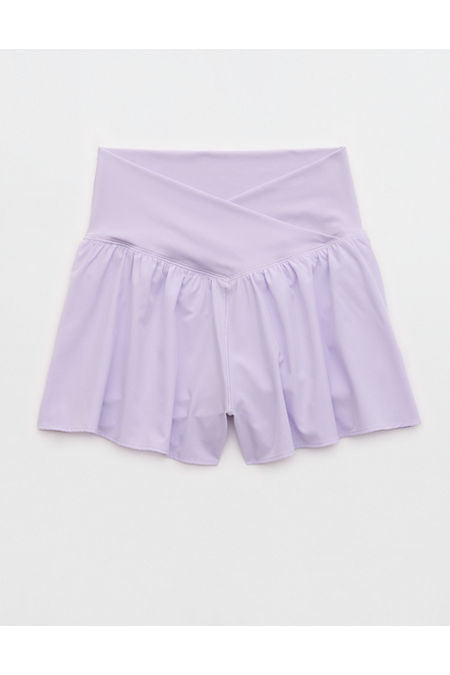 OFFLINE By Aerie Real Me Crossover Flowy Short Women's Lavender M