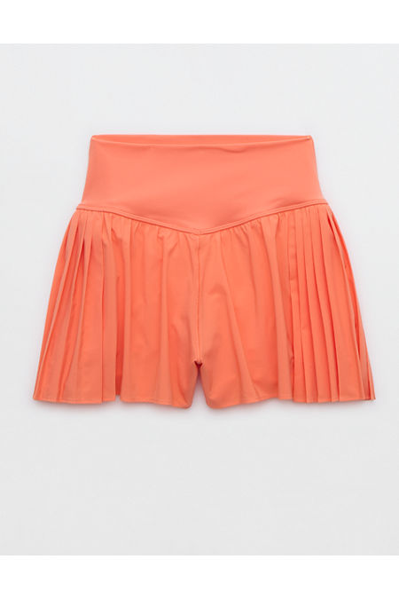 OFFLINE By Aerie Real Me Pleated Flowy Short Women's Saturn Peach XXL