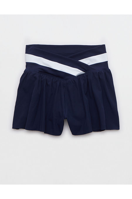 OFFLINE By Aerie Real Me Crossover Flowy Short Women's Royal Navy XXL