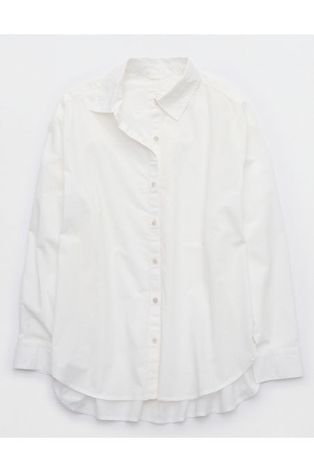 Aerie Good Day Button Down Shirt Women's White XXL