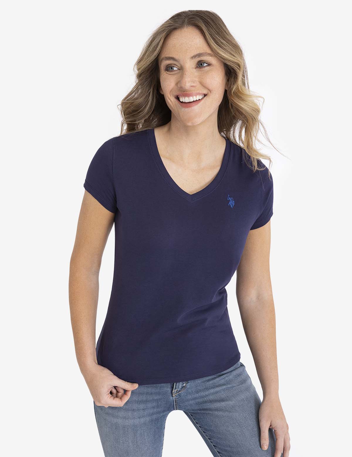 U.S. Polo Assn. - Womens V-Neck T-Shirt - Size XL