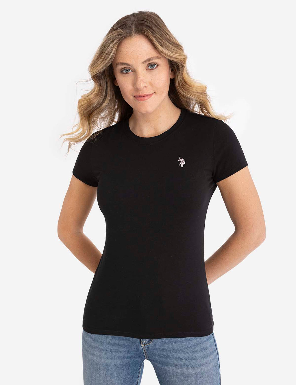 U.S. Polo Assn. - Womens Crew Neck T-Shirt - Size L