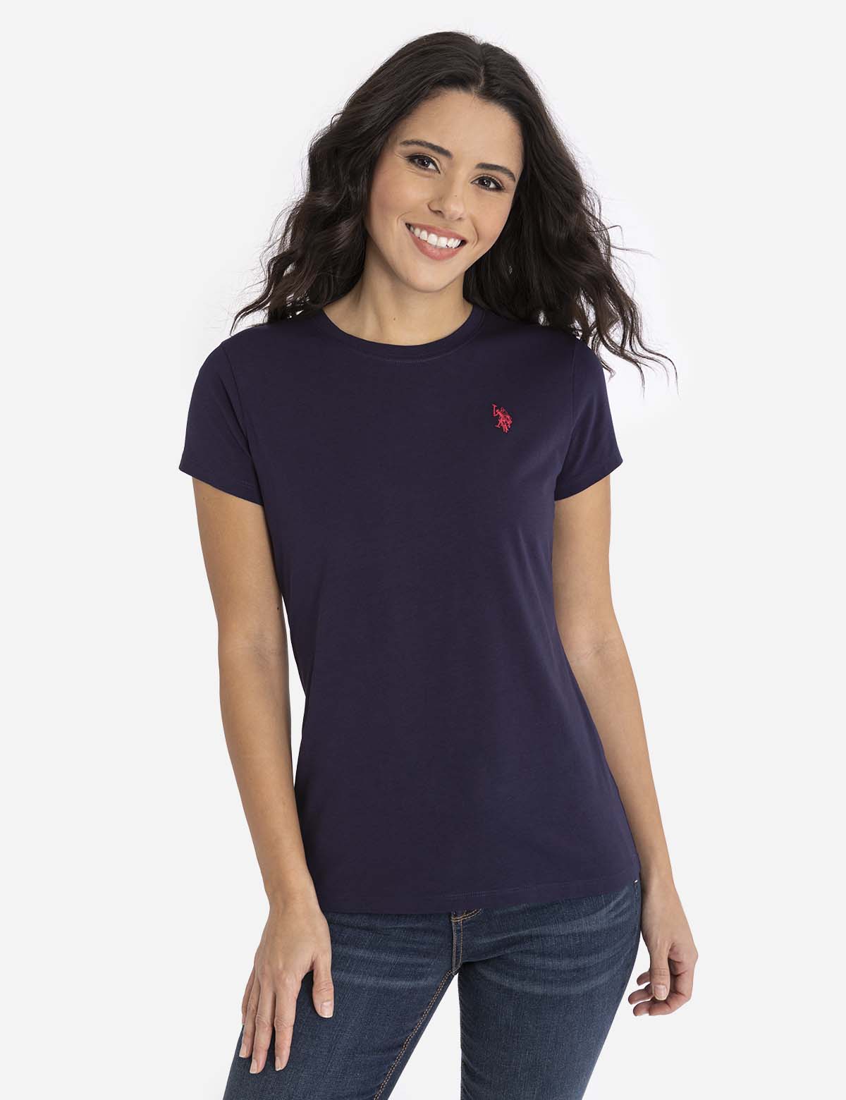 U.S. Polo Assn. - Womens Crew Neck T-Shirt - Size XS