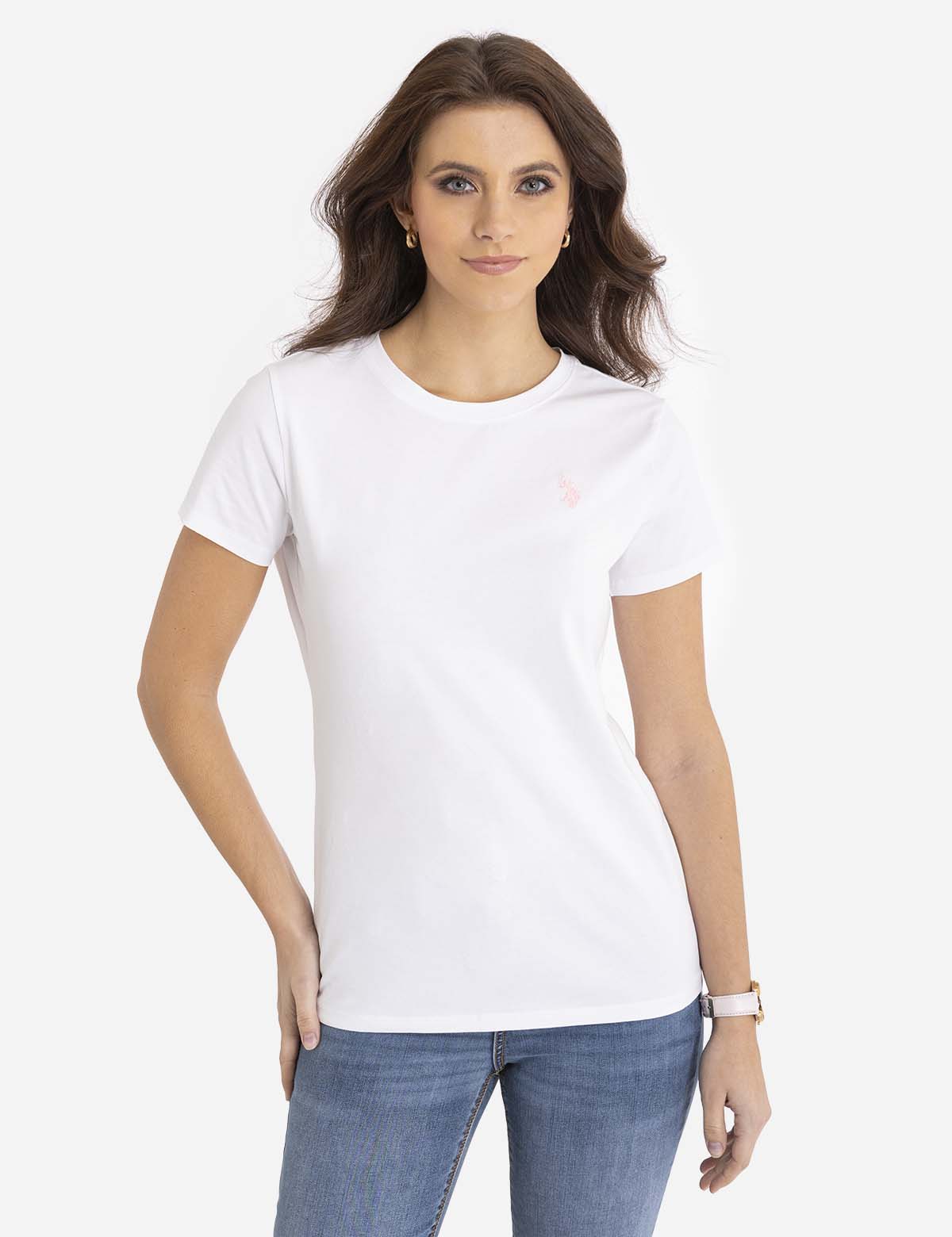U.S. Polo Assn. - Womens Crew Neck T-Shirt - Size M