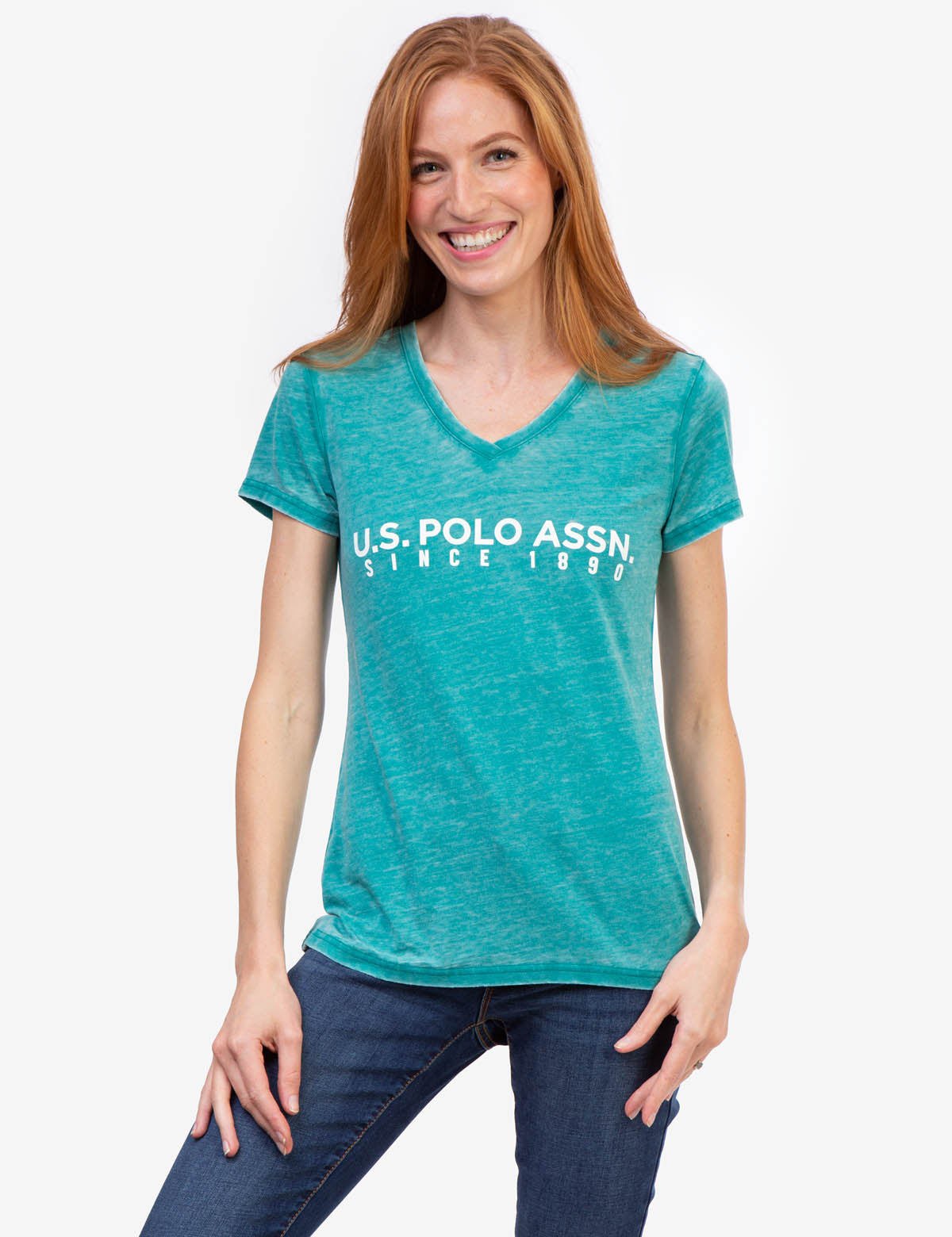 U.S. Polo Assn. - Womens U.S. Polo Assn. Burnout T-Shirt - Size XS