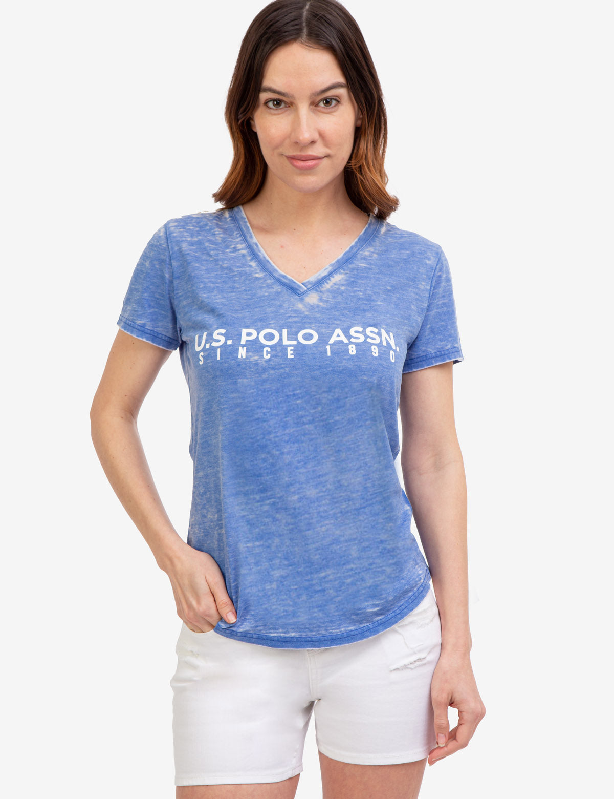 U.S. Polo Assn. - Womens U.S. Polo Assn. Burnout T-Shirt - Size M