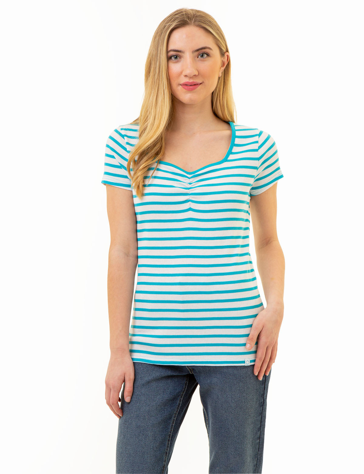 U.S. Polo Assn. - Mens Knotched Rib Short Sleeve Top - Size M