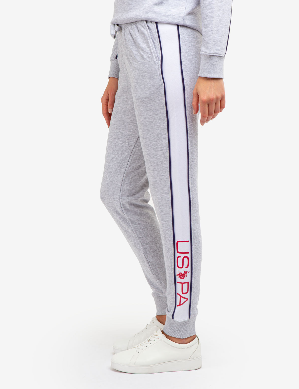 U.S. Polo Assn. - Womens USPA High Waisted Jogger With Piping - Size XXL