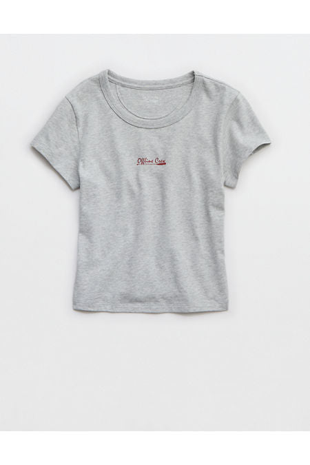 OFFLINE By Aerie Rock N Roll Baby T-Shirt Women's Medium Heather Gray XXS