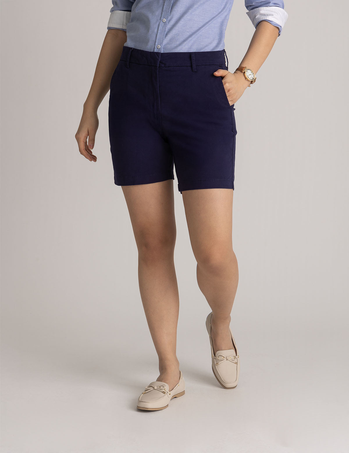 U.S. Polo Assn. - Womens 7 Chino Bermuda Shorts - Size 8