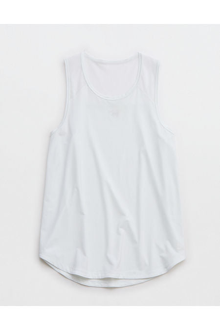 OFFLINE By Aerie Sweat Sesh Tank Top Women's White S
