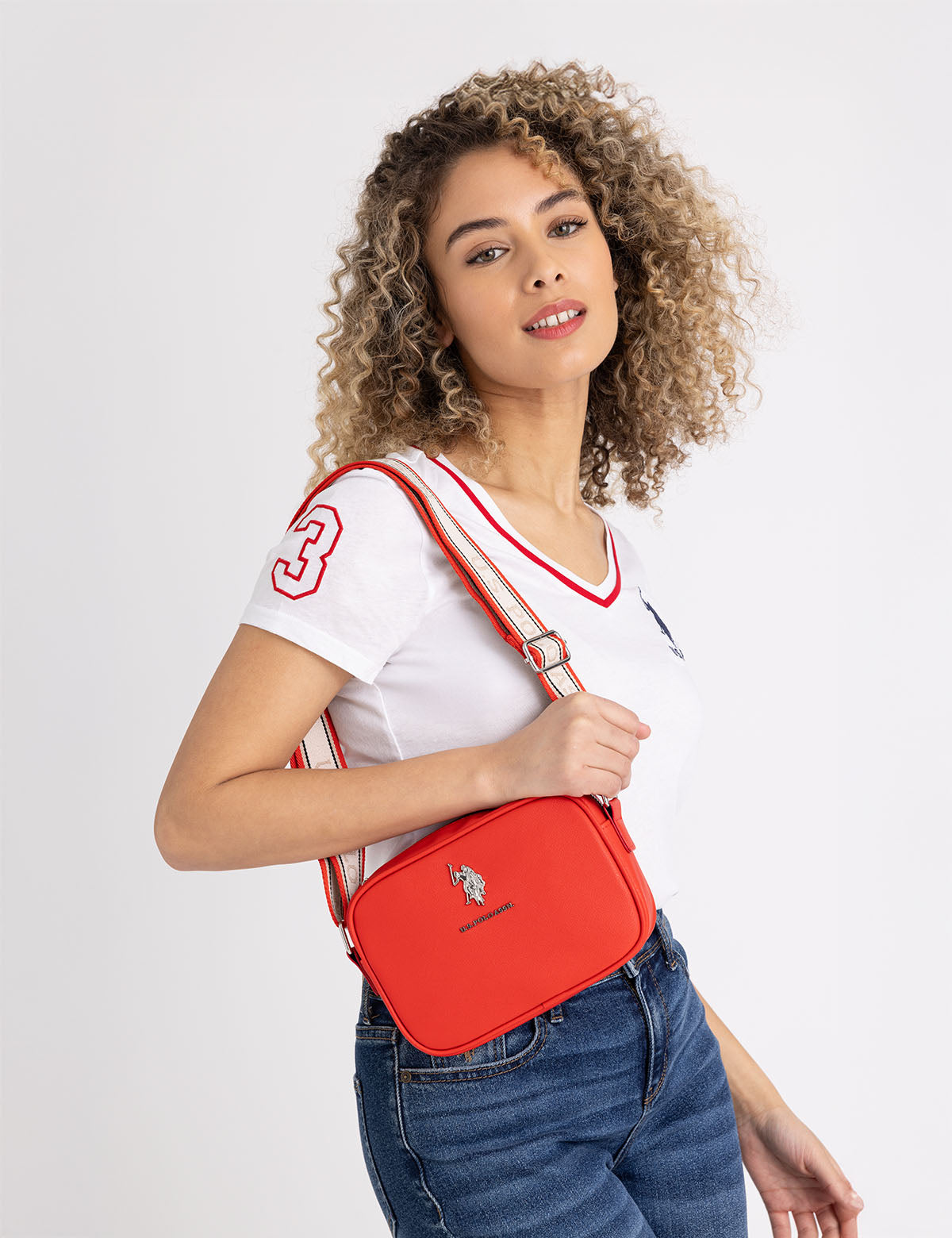 U.S. Polo Assn. - Womens Classic Zip Crossbody Bag - Size 1SZ