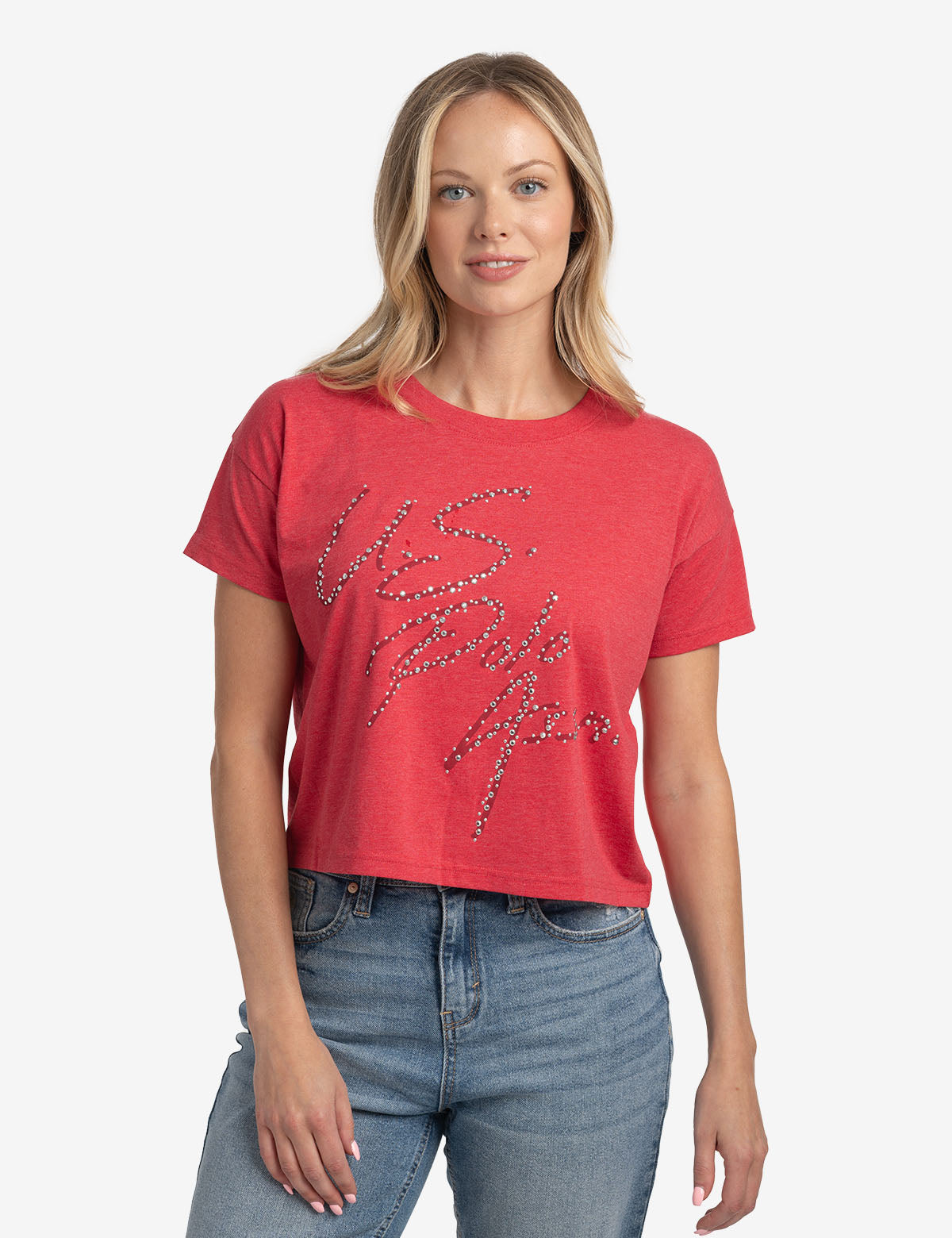U.S. Polo Assn. - Womens Mixed Stones Meet And Greet Jersey T-Shirt - Size XS