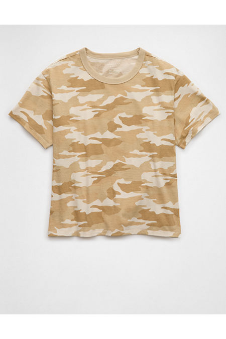 AE Ex-Boyfriend Camo T-Shirt Women's Traditional Camo XS